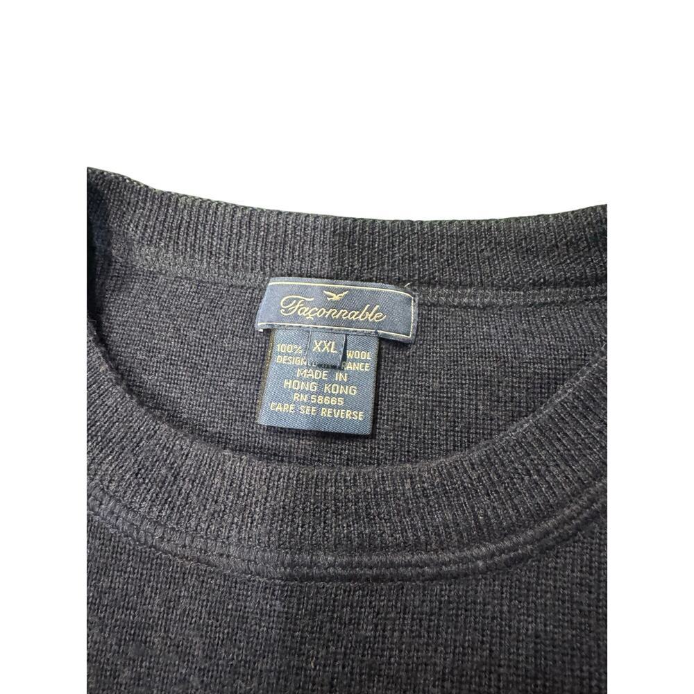 Faconnable 100% wool sweater size 2XL excellent condition - Picture 2 of 9